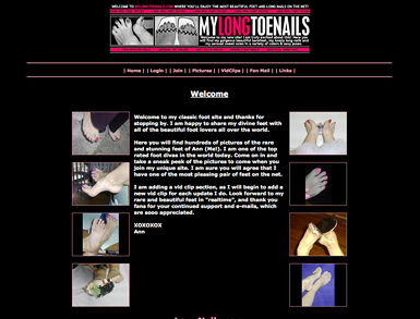 My Long Toenails Website Review
